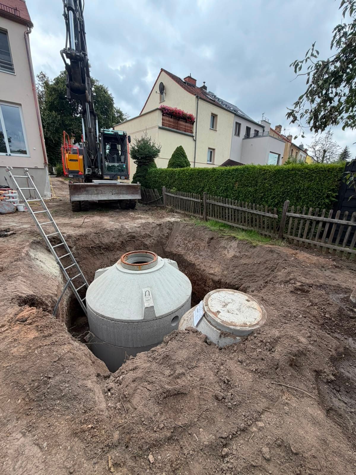 Einbau von Zisternen